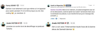 Témoignages participants